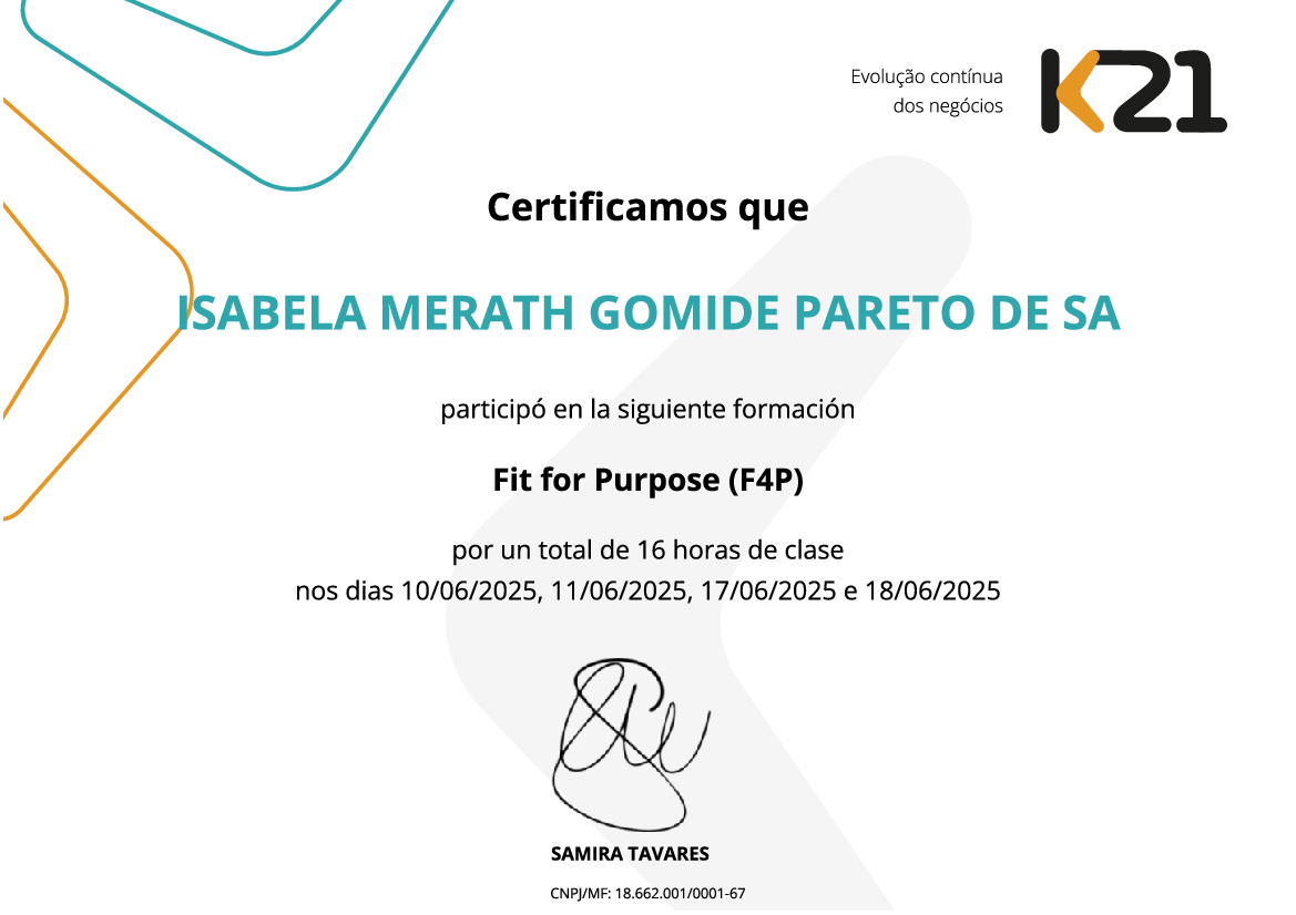Certificado K21